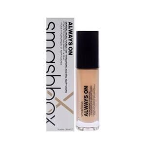 Smashbox Always on Skin-Balancing Foundation + Hyaluronic Acid F10N 1 OZ New